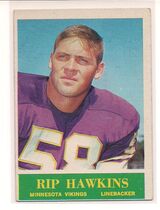 1964 Philadelphia Base Set #103 Rip Hawkins