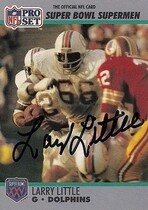 1990 Pro Set Super Bowl 160 #66 Larry Little