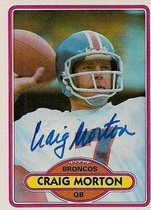 1980 Topps Base Set #105 Craig Morton