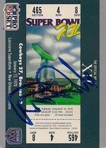 1990 Pro Set Super Bowl 160 #12 Sb Xii Ticket