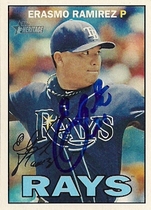 2016 Topps Heritage #197 Erasmo Ramirez
