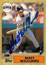 2001 Topps Traded #T126 Matt Williams