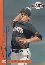 1996 Leaf Preferred #132 Osvaldo Fernandez