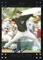 2007 Topps Update #UH196 Brian Wolfe