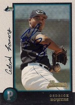 1998 Bowman Base Set #435 Cedrick Bowers