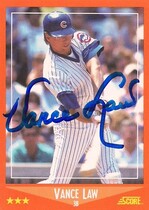 1988 Score Traded #16 Vance Law