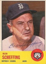 1963 Topps Base Set #134 Bob Scheffing