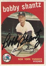 1959 Topps Base Set #222 Bobby Shantz