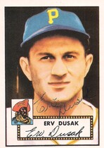 1983 Topps Reprint 52 #183 Erv Dusak