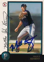 1998 Bowman Base Set #421 Matt Kinney