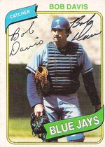1980 Topps Base Set #351 Bob Davis