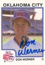 1987 ProCards Oklahoma City 89ers #5 Don Werner