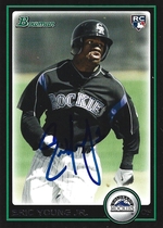 2010 Bowman Base Set #204 Eric Young Jr.