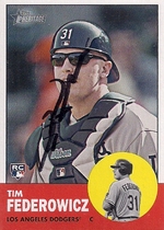 2012 Topps Heritage #196 Tim Federowicz