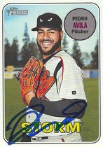 2018 Topps Heritage Minor League #157 Pedro Avila