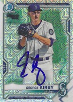 2021 Bowman Chrome Mega (Mojo Refractor) #BCP-117 George Kirby