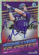 2022 Bowman Chrome Rookie of the Year Favorites #ROYF-7 Cal Raleigh