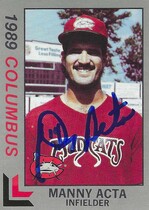 1989 Best Columbus Mudcats Platinum #2 Manny Acta