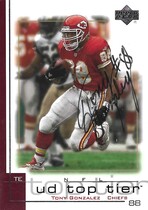 2001 Upper Deck Top Tier #82 Tony Gonzalez
