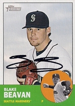 2012 Topps Heritage #381 Blake Beavan