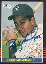 1985 Donruss Base Set #126 Bobby Meacham