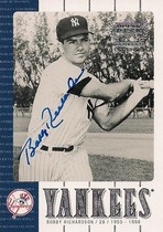 2000 Upper Deck Yankees Legends #27 Bobby Richardson