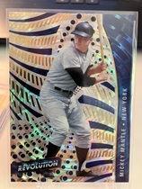 2021 Panini Chronicles Revolution Fractal #43 Mickey Mantle