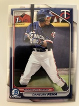 2024 Bowman Chrome Prospects #BCP-167 Dameury Pena