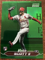 2024 Stadium Club Chrome Green Refractor #23 Victor Scott Ii