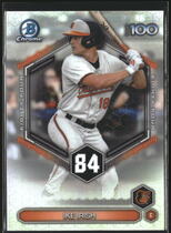 2026 Bowman Chrome Bowman Scouts Top 100 #BTP-84 Ike Irish