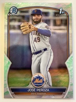 2023 Bowman Chrome Prospects Lunar Glow Refractor #BCP-149 Jose Peroza