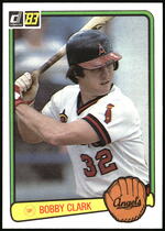 1983 Donruss Base Set #444 Bobby Clark