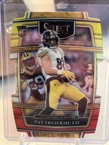 2021 Panini Select Red & Yellow Die-Cut Prizm #59 Pat Freiermuth