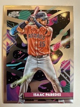 2025 Topps Chrome Cosmic #90 Isaac Paredes