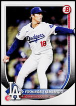 2025 Bowman Base Set #18 Yoshinobu Yamamoto