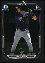 2026 Bowman Chrome Prospects #BCP-146 Matt Klein