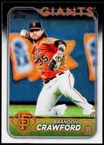2024 Topps Base Set Series 2 #416 Brandon Crawford