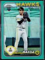 2024 Topps Chrome NPB Aqua Refractor #7 Yugo Maeda