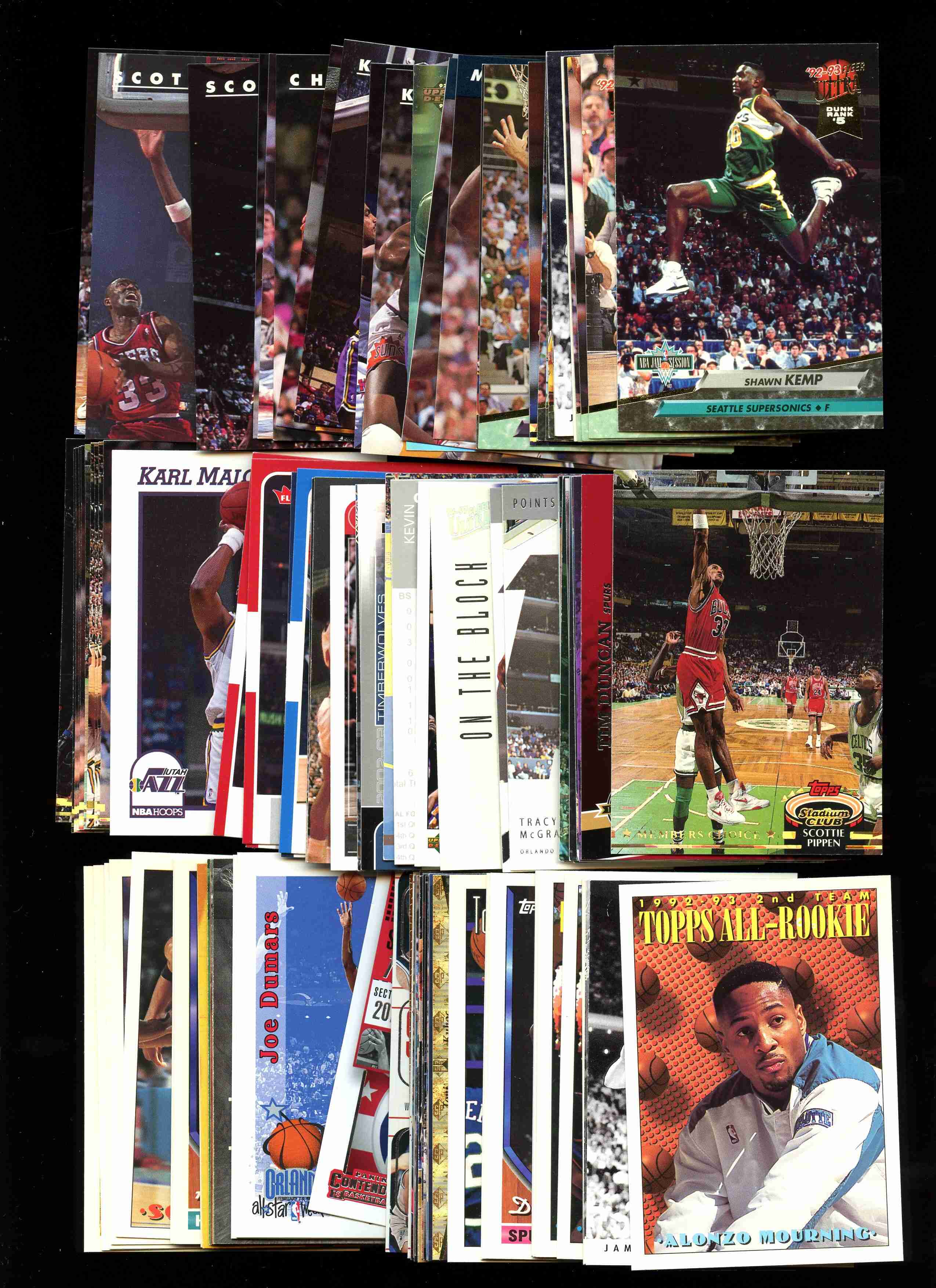 Sportlots Auctions: 500 Card LOT of Stars Hall of Famers, Rookies. Shaq ...