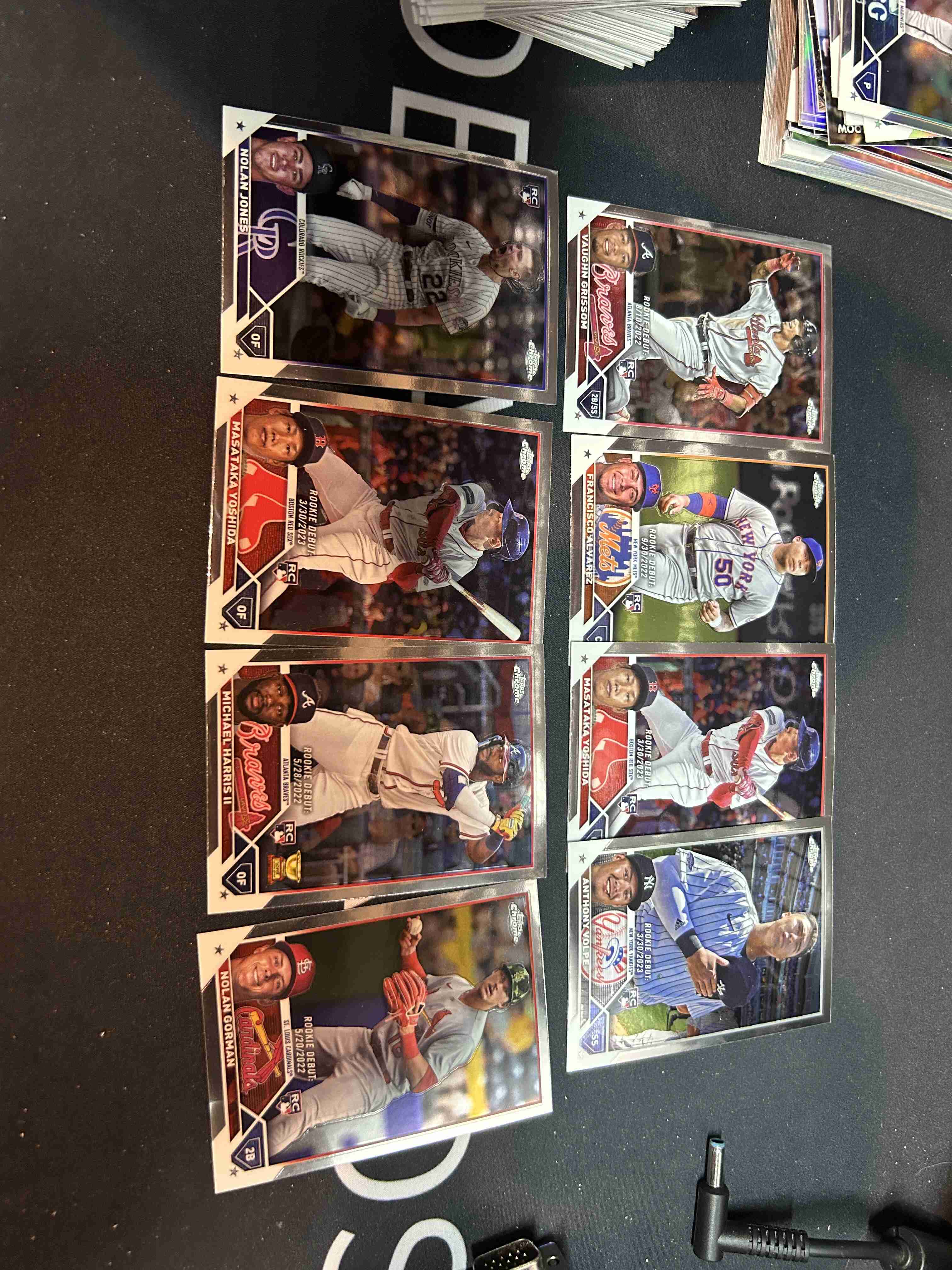 Sportlots Auctions 2023 Topps Chrome Update Lot w/ Parallels and RCs