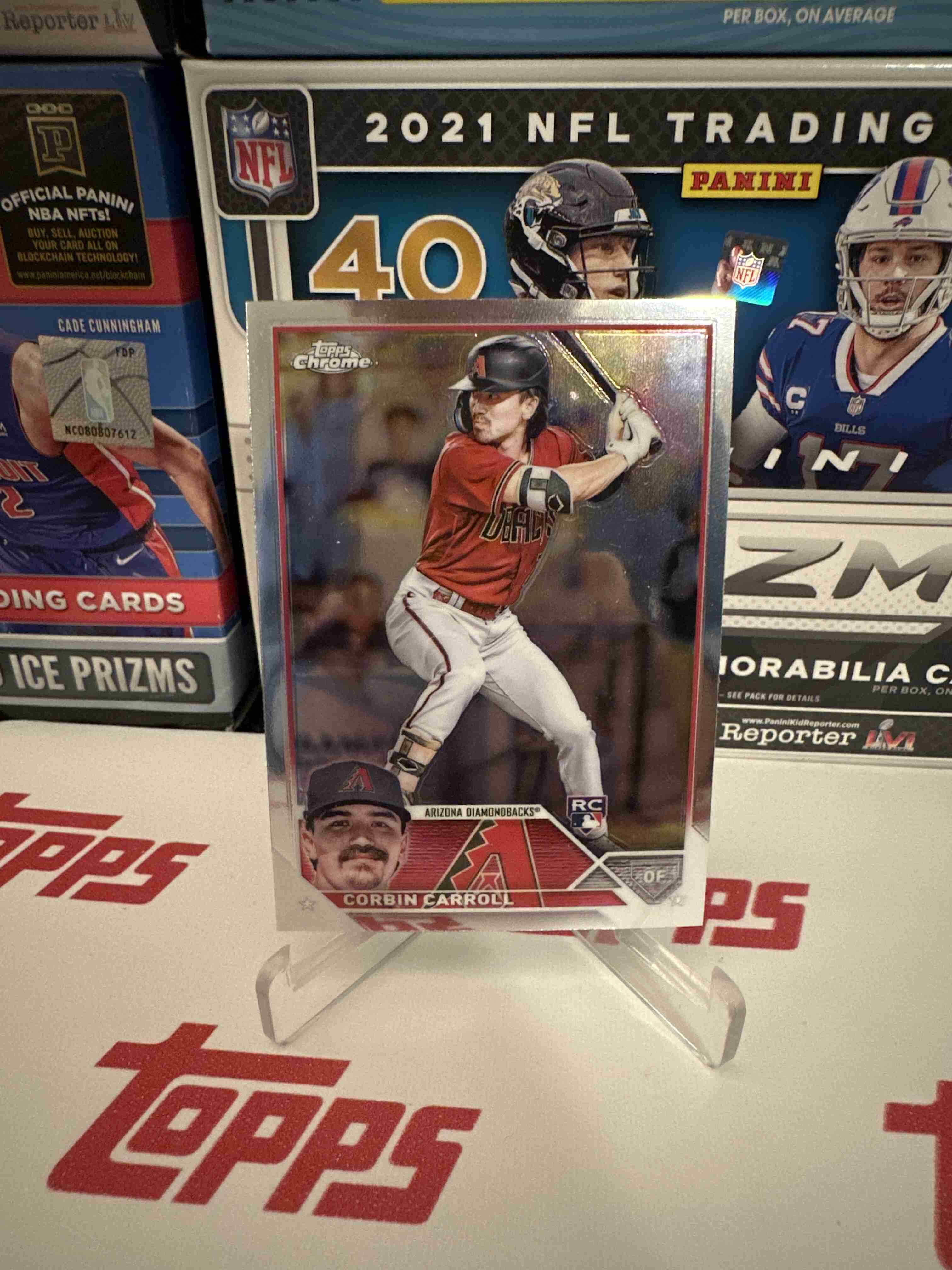 Sportlots Auctions 2023 Topps Chrome Corbin Carroll RC