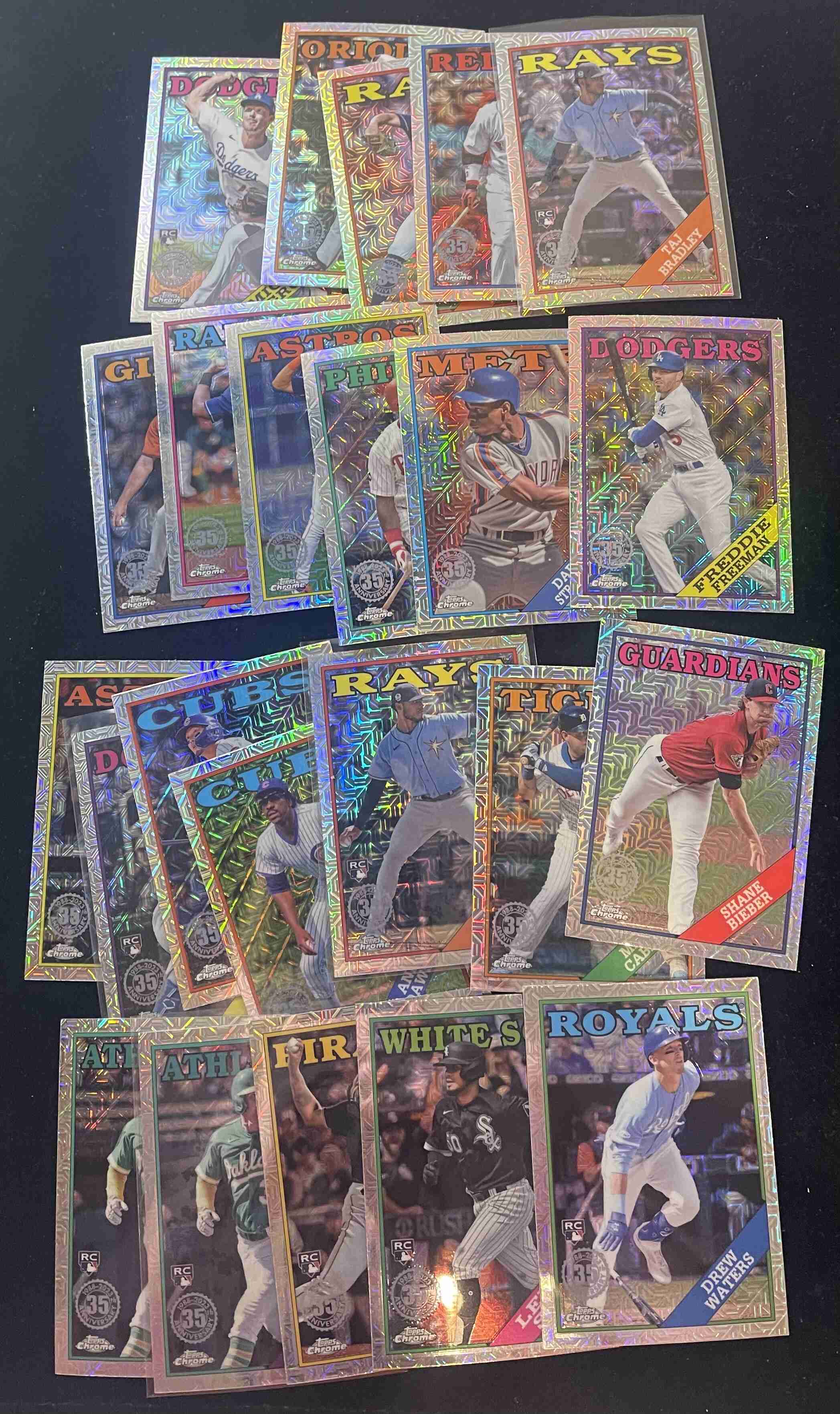 Sportlots Auctions 23 Card 2023 Topps Silver Pack Mojo Lot!